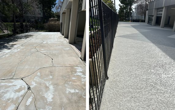 Sustainable resurfacing project