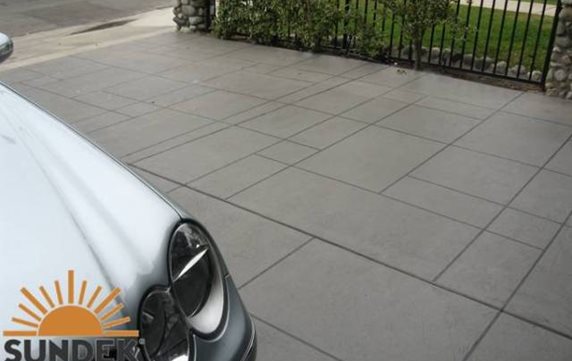 Patterened Concrete Driveway
Test
Sundek
