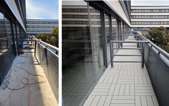 Lexington Marriott balconies