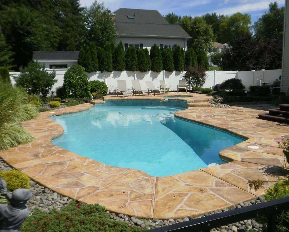 Stamped Pool Deck